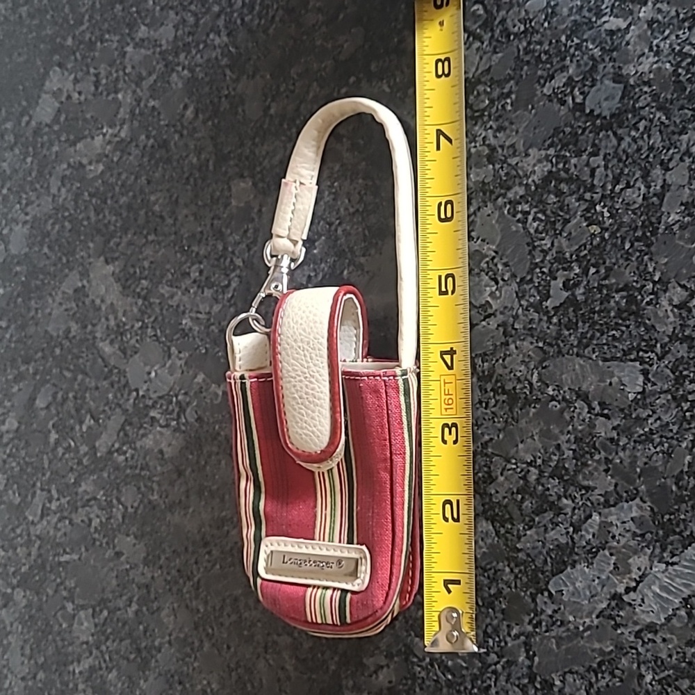 Longaberger Striped ID/Hand Sanitizer Holder - Picture 10 of 13